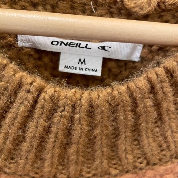 O'NEIL BILLIE STRIPE MOCKNECK OVERSIZED SWEATER NWT - Picture 5 of 7